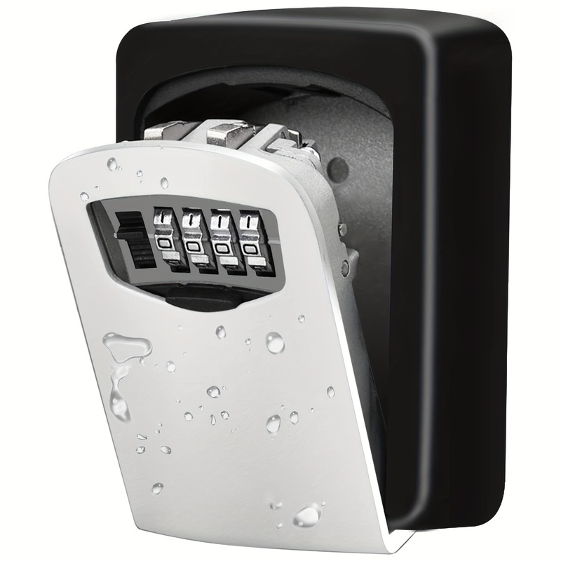 Home Security Box - Ścienny, kombinowany sejf na klucze, bezpieczny