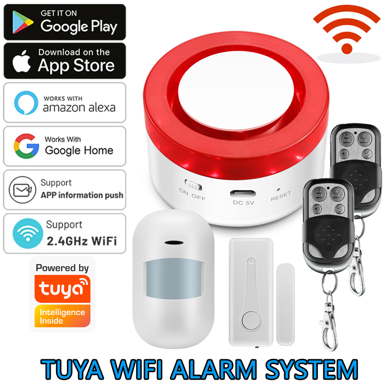 Sim Gsm Alarm - WiFi Tuya System alarmowy w domu