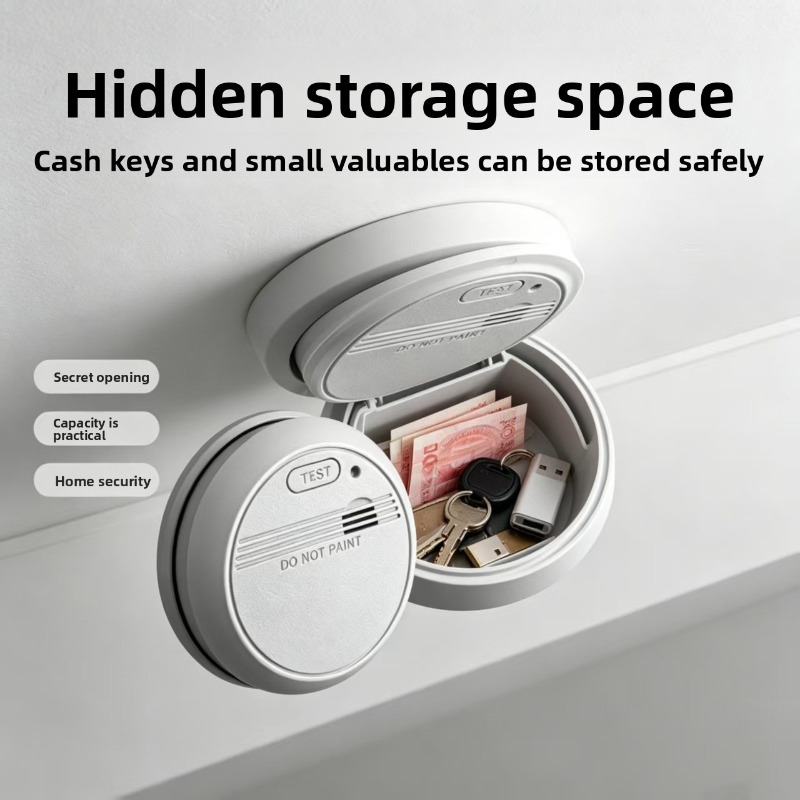 Home Security Box - Realistyczny symulowany czujnik dymu z ukrytym