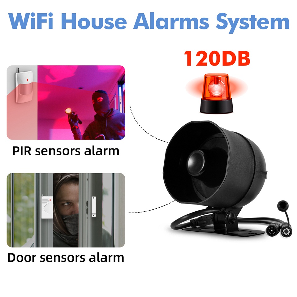 KERUI 120db syrena alarmowa Wi – Sim Gsm Alarm recenzja i cena