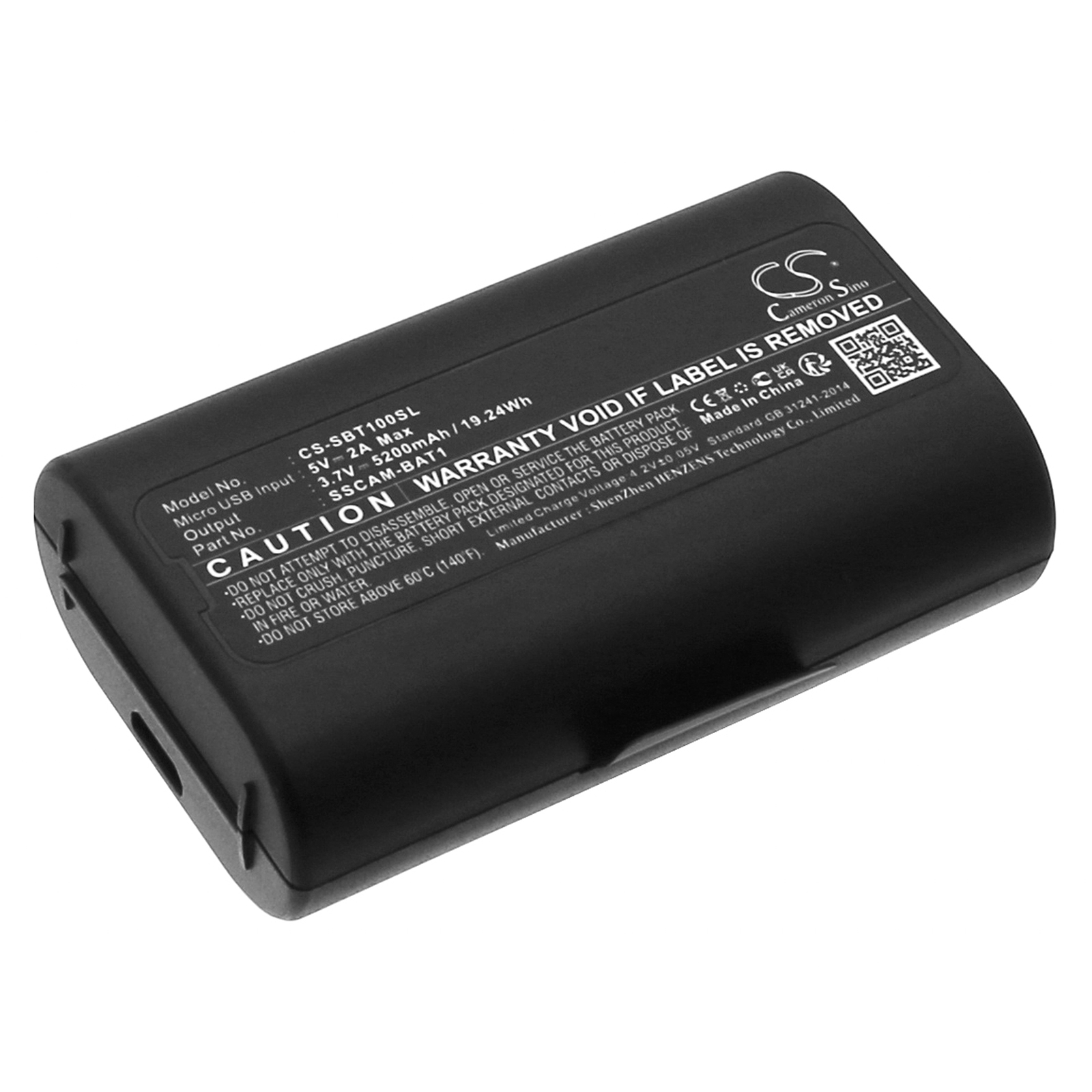 Cameron Sino 3.7V 5200mAh Zami – Home Security Battery Replacement recenzja i cena