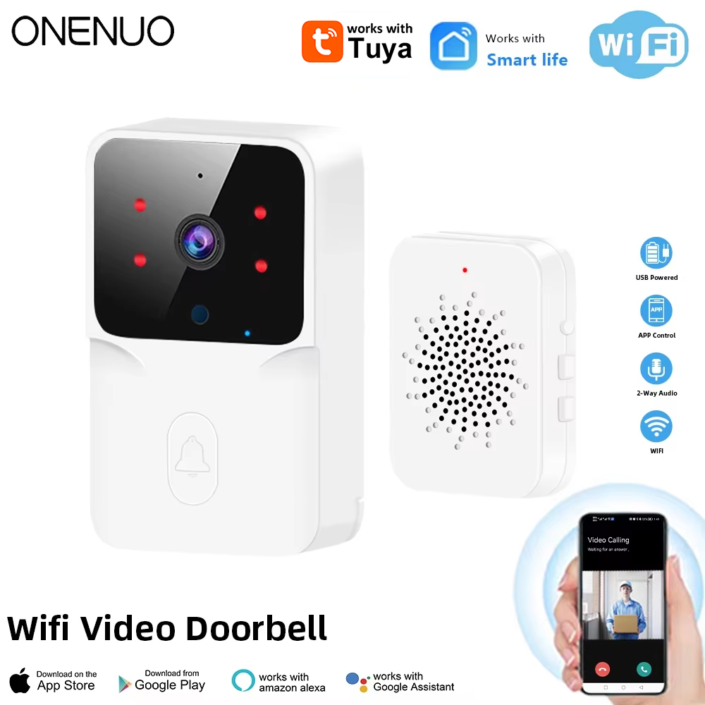 Tuya WiFi wideodomofon bezprze – Home Security Front Door Camera recenzja i cena