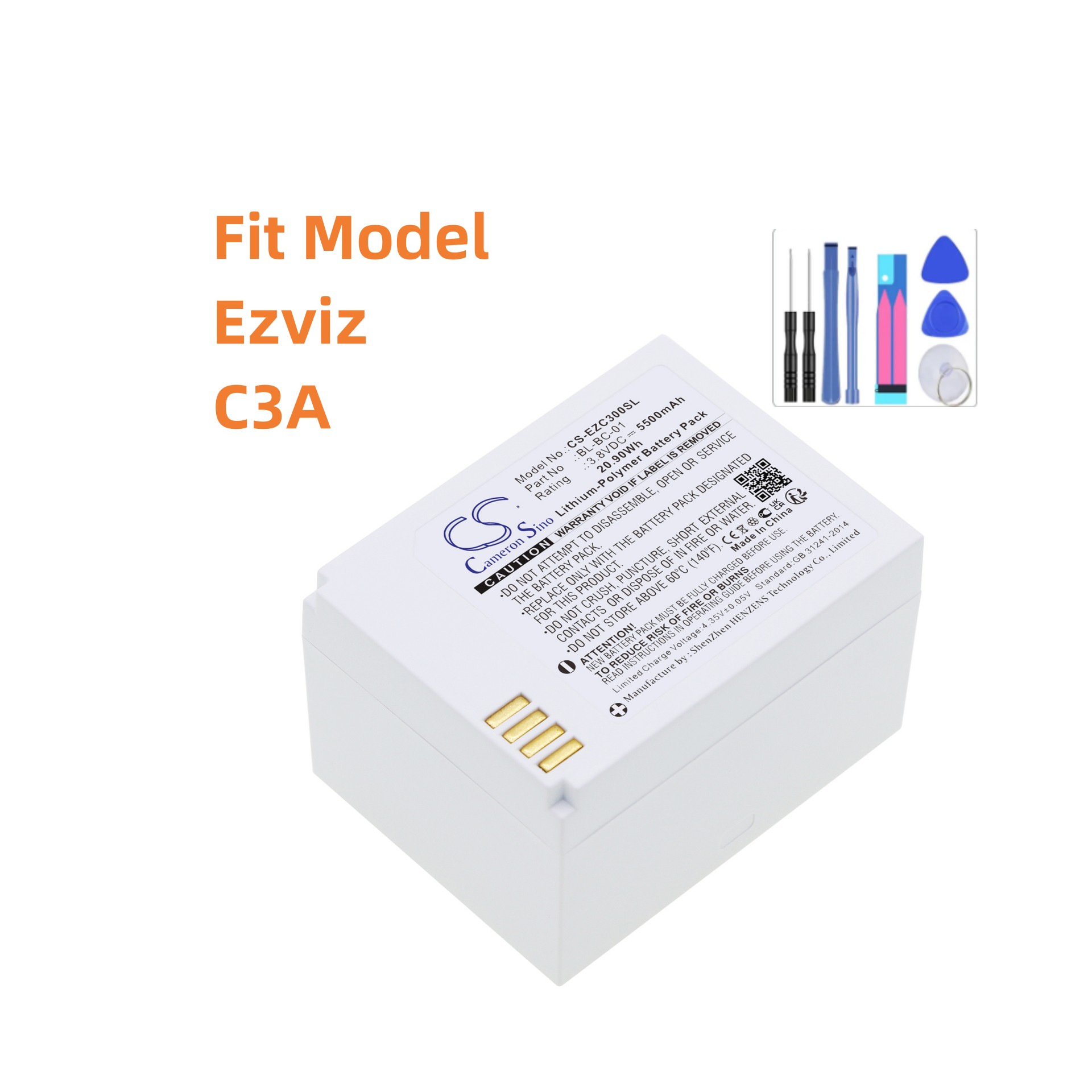 Zamienna bateria do Ezviz: BL- – Home Security Battery Replacement recenzja i cena